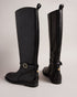 <P>Leather Knee High Boot</P>